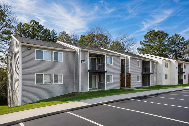 LaVida apartment buildings and landscaped grounds.